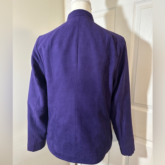 Studio Works purple jacket size 8. - Picture 2 of 7